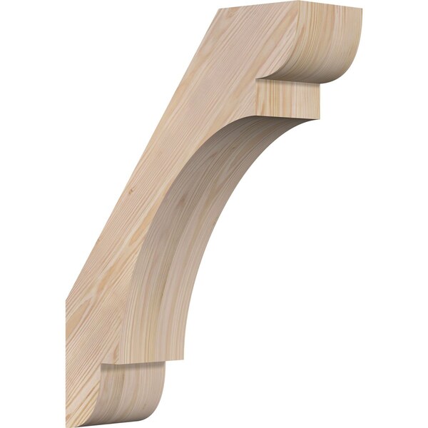 Ekena Millwork 5 1/2"W x 18"D x 24"H Olympic Smooth Knee Brace, Douglas Fir BRC06X18X24OLY00SDF - main